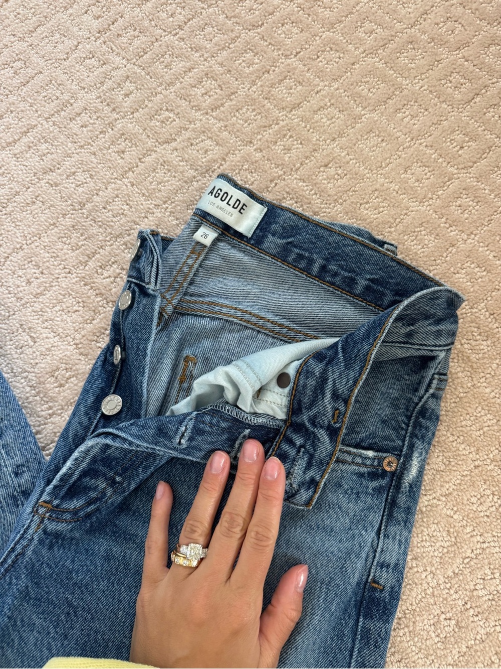 Agolde Ripley Straight Jeans - Picture 2 of 6